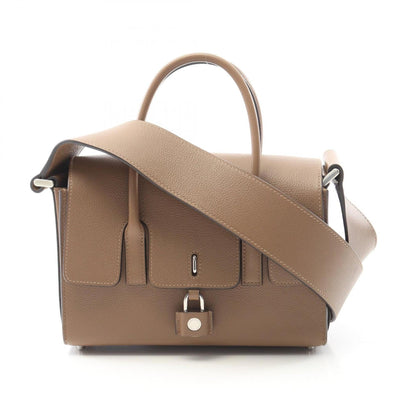 Hermes Brown Leather Handbag ( )