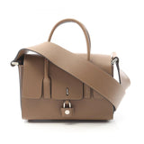 Hermes Brown Leather Handbag ( )