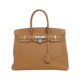 Hermes Birkin Gold Togo Leather Handbag ( )