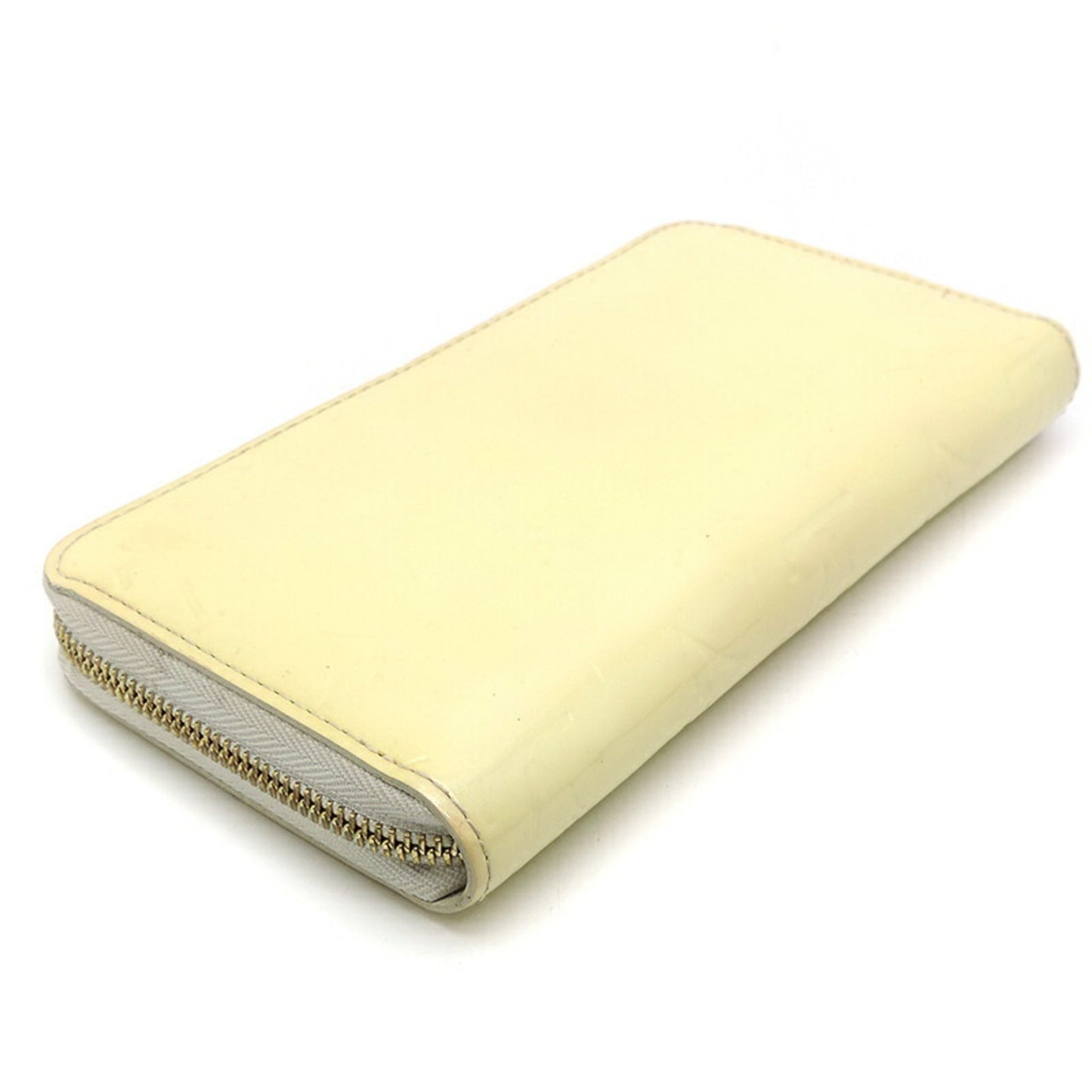 LOUIS VUITTON Zippy Women's Long Wallet M91531 Monogram Vernis Vanilla