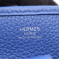 Hermes Blue Taurillon Clemence Leather Shoulder Bag ( )