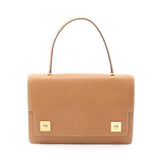 Hermes Brown Courchevel Leather Handbag ( )
