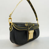 LOUIS VUITTONAuth  Suhali Pressure M91776 Women's Handbag Noir