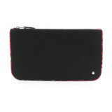 Hermes Black Multi-Color Red Color Felt Silk Pouch ( )