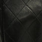 CHANEL Matelasse Big Matelasse W Chain Women's Leather Shoulder Bag Black