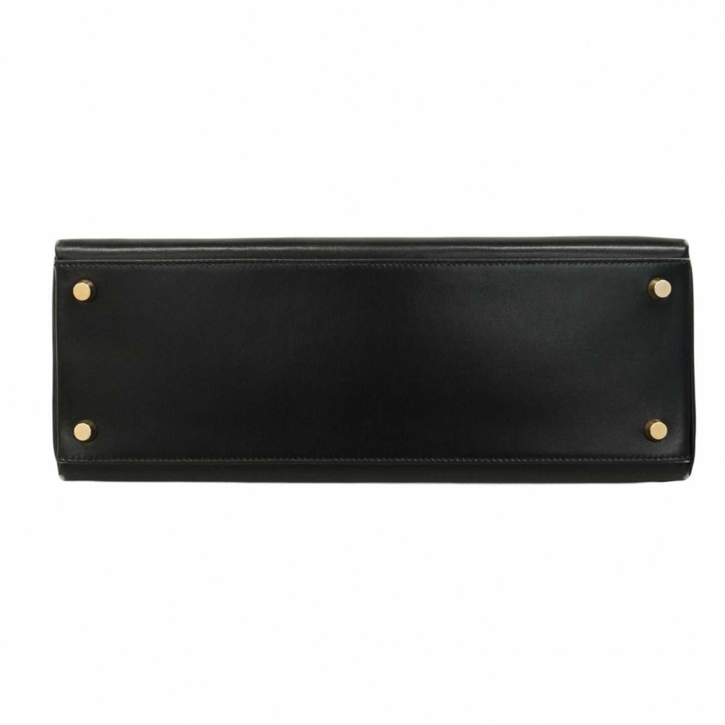 Hermes Black Box Calf Leather Handbag ( )