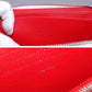 LOUIS VUITTON Epi Infinity Dot LVxYK Zippy Wallet Long Leather White Red M81961 RFID