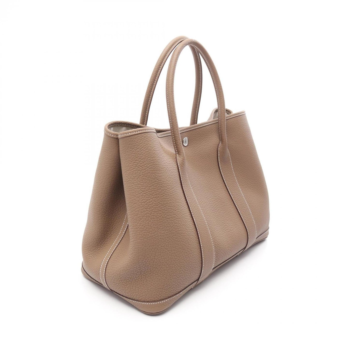 Hermes Brown Negonda Leather Leather Tote Bag ( )
