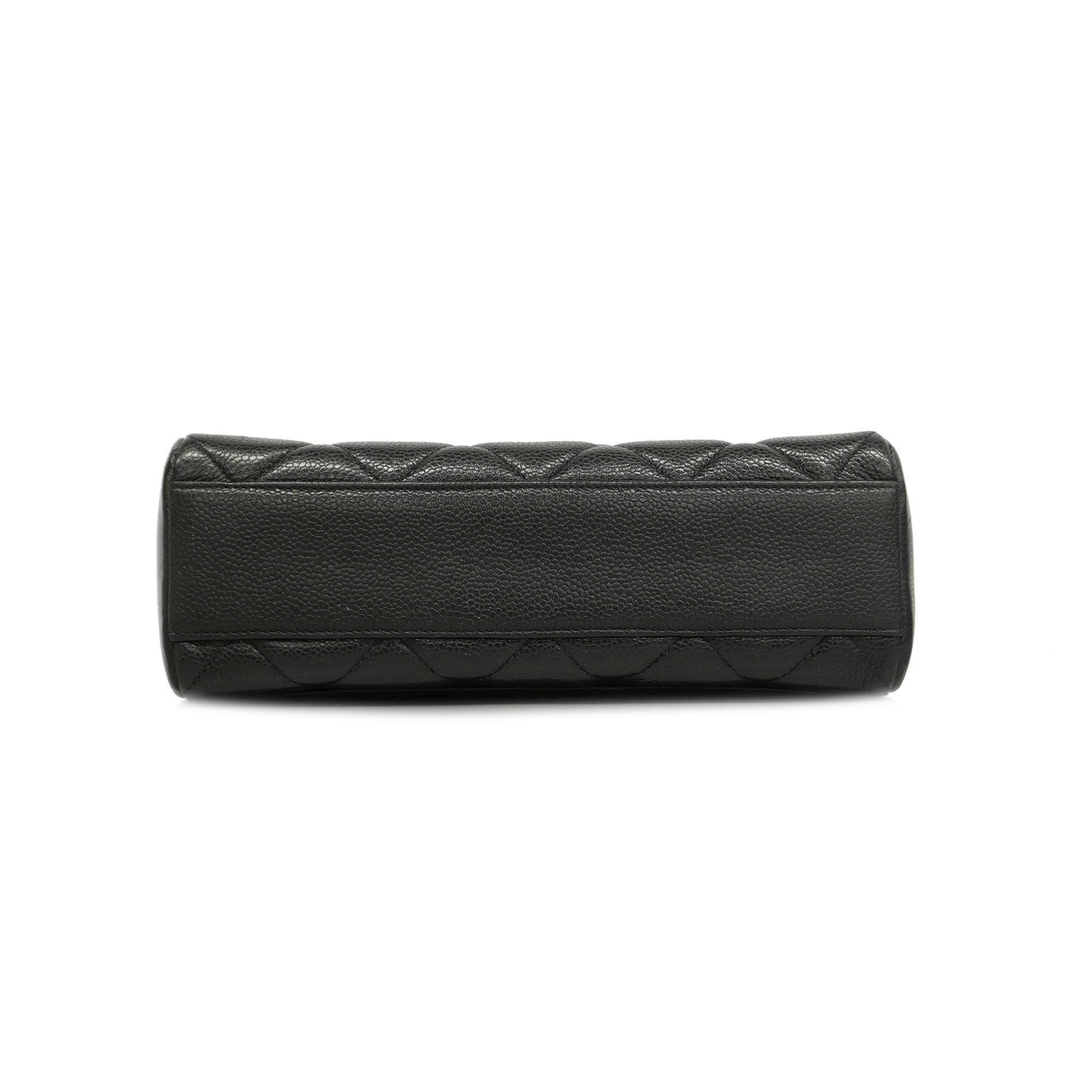 CHANEL   Matelasse Chain Shoulder Women's Caviar Leather Shoulder Bag Black