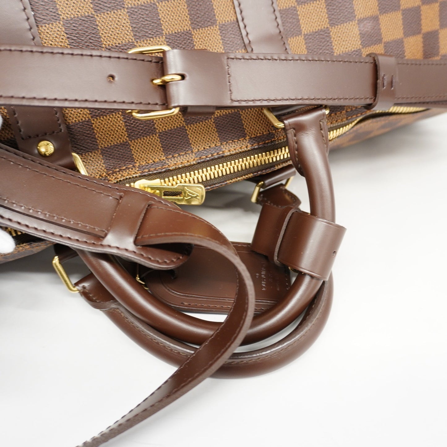 LOUIS VUITTONAuth  Damier Keepall Bandouliere 55 N41414 Boston Bag