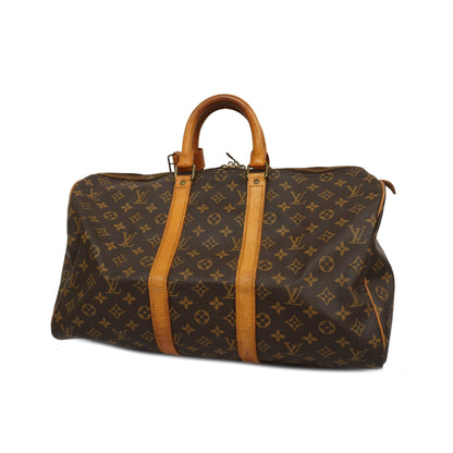 LOUIS VUITTONAuth  Monogram Keepall 45 M41428 Unisex Boston Bag