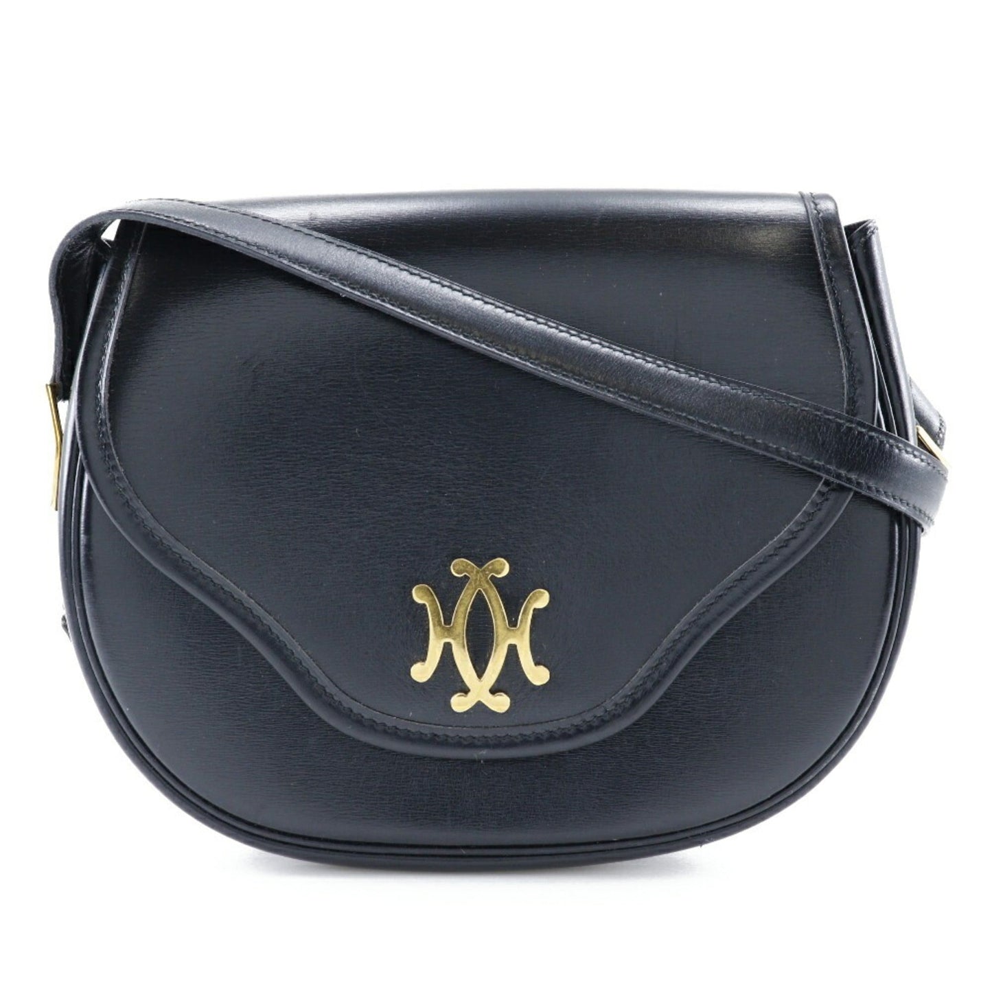 Hermes Black Leather Shoulder Bag ( )