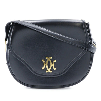 Hermes Black Leather Shoulder Bag ( )