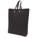Hermes Dark Brown Wool Tote Bag ( )