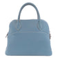 Hermes Blue Blue Jean Taurillon Clemence Leather Handbag ( )