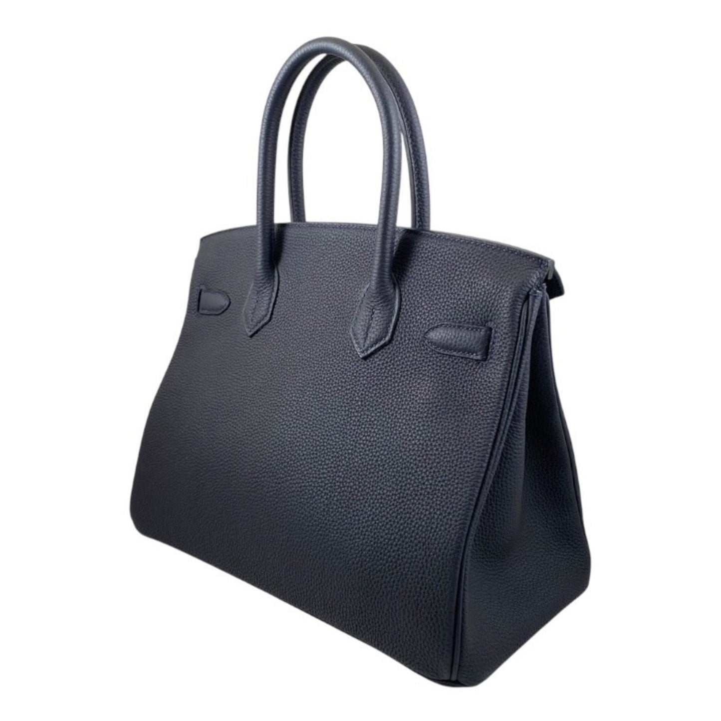 Hermes Blue Nuit Togo Leather Handbag ( )