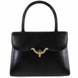 Hermes Black Box Calf Leather Handbag ( )