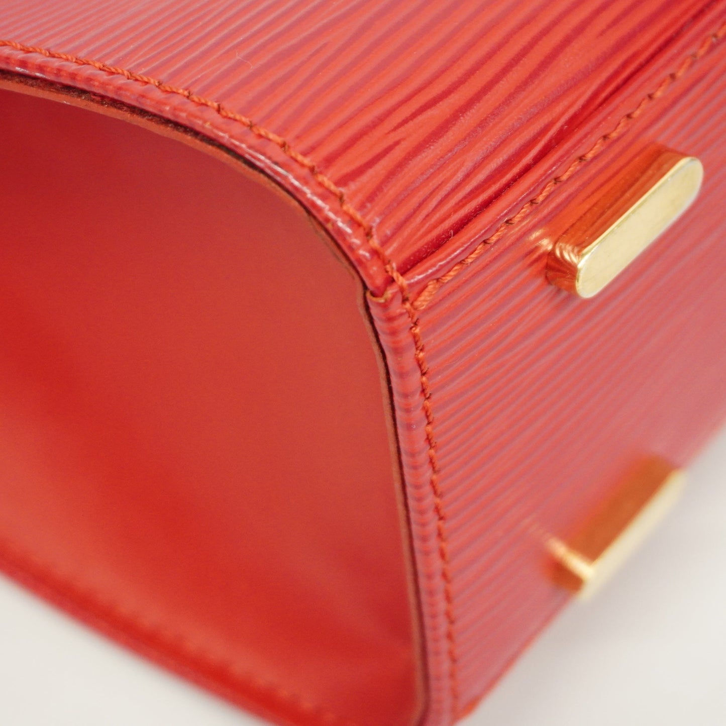 LOUIS VUITTONAuth  Epi Figari PM Women's Handbag Rouge