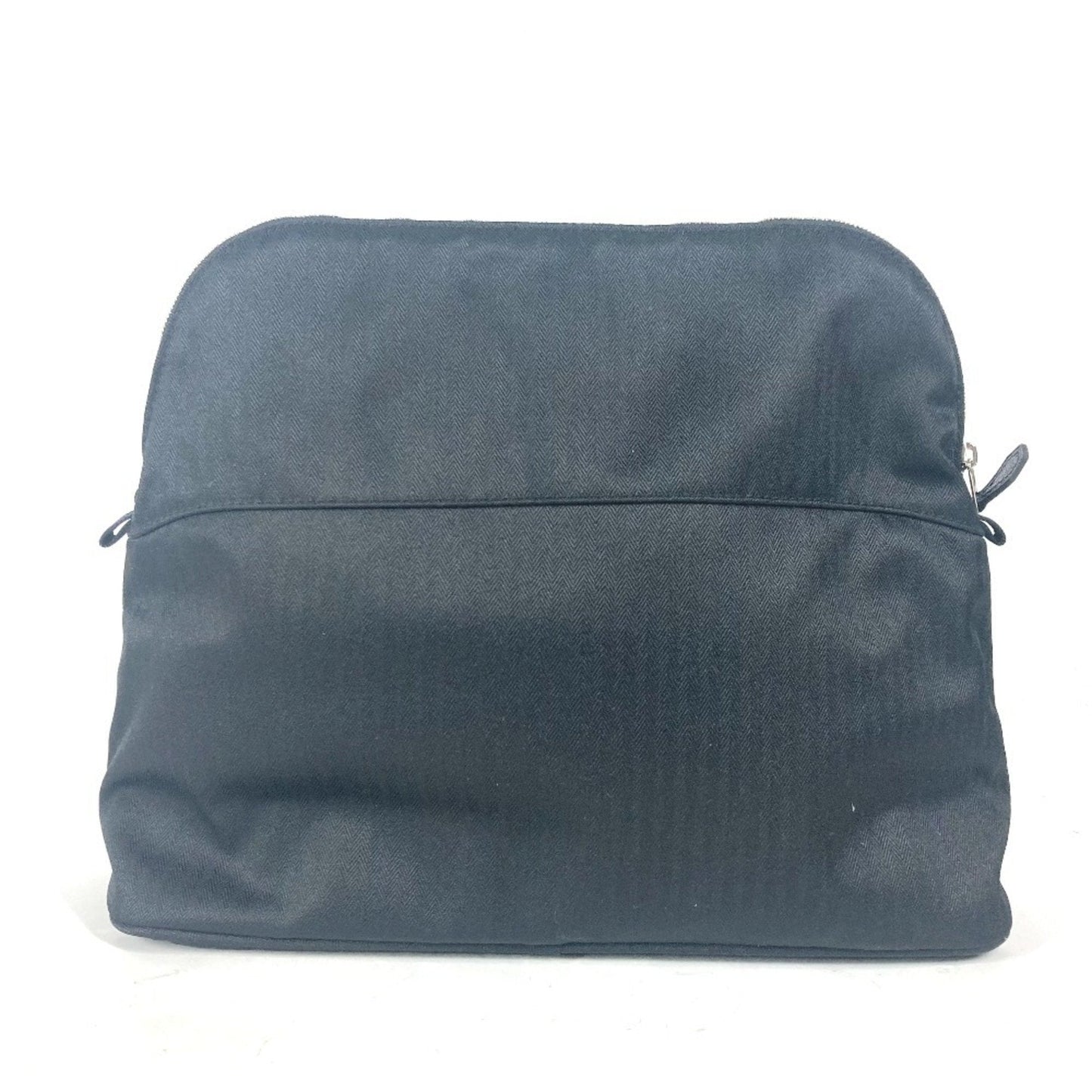 Hermes Black Cotton Polyamide Pouch ( )