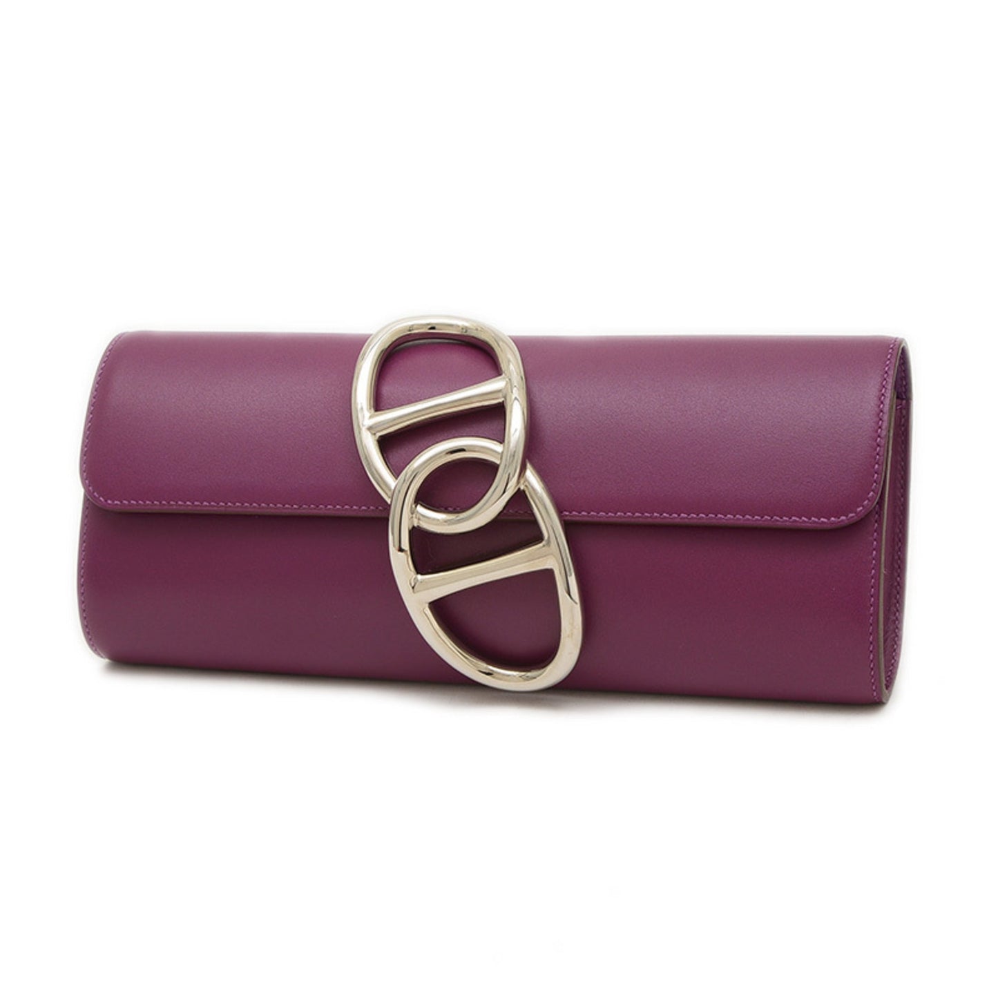 Hermes Anemone Leather Clutch Bag ( )