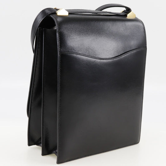 Hermes Black Box Calf Leather Shoulder Bag ( )