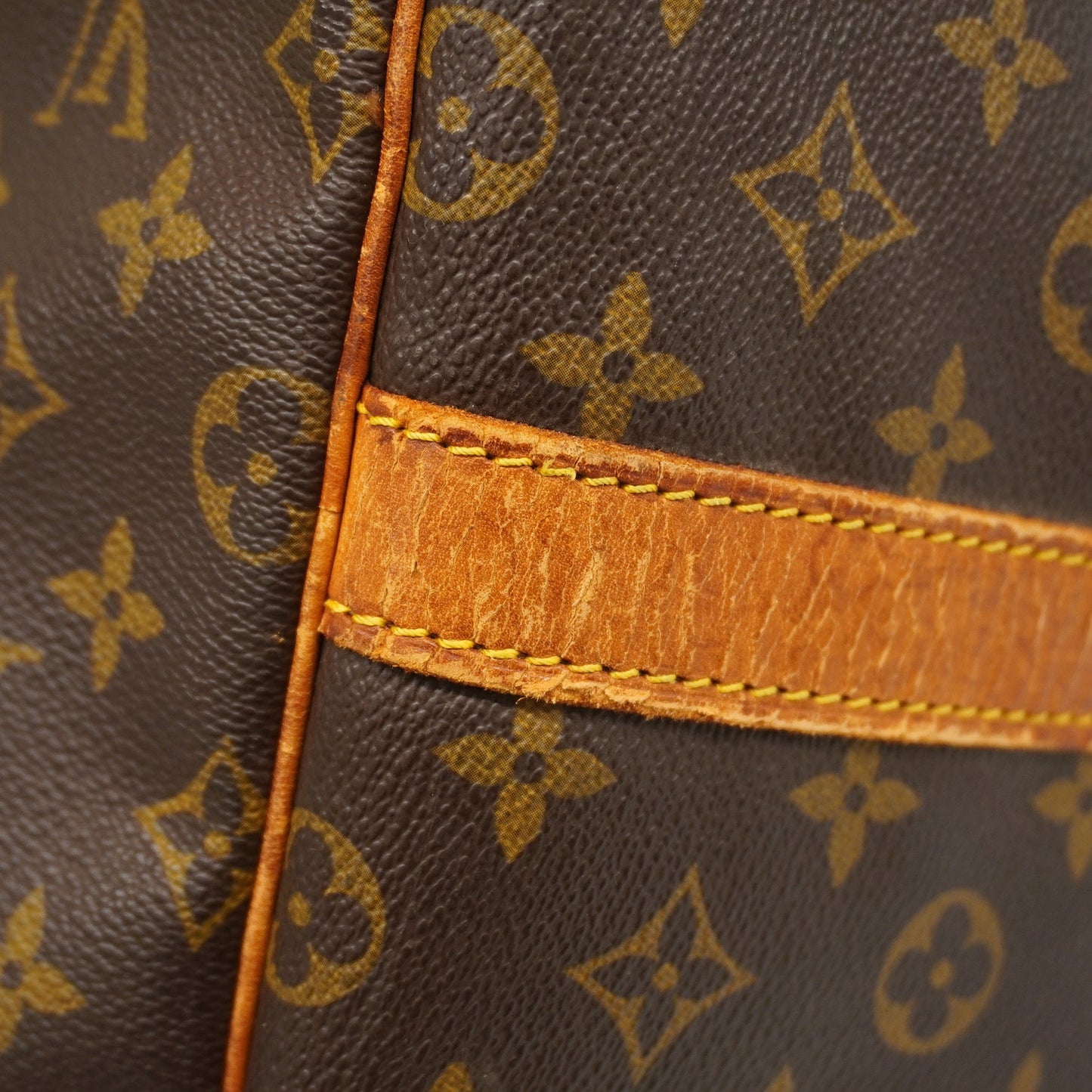 LOUIS VUITTONAuth  Monogram Keepall Bandouliere 55 M41414 Boston Bag
