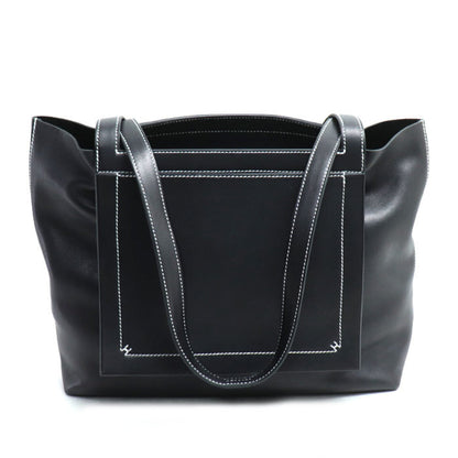 Hermes Black Swift Leather Tote Bag ( )