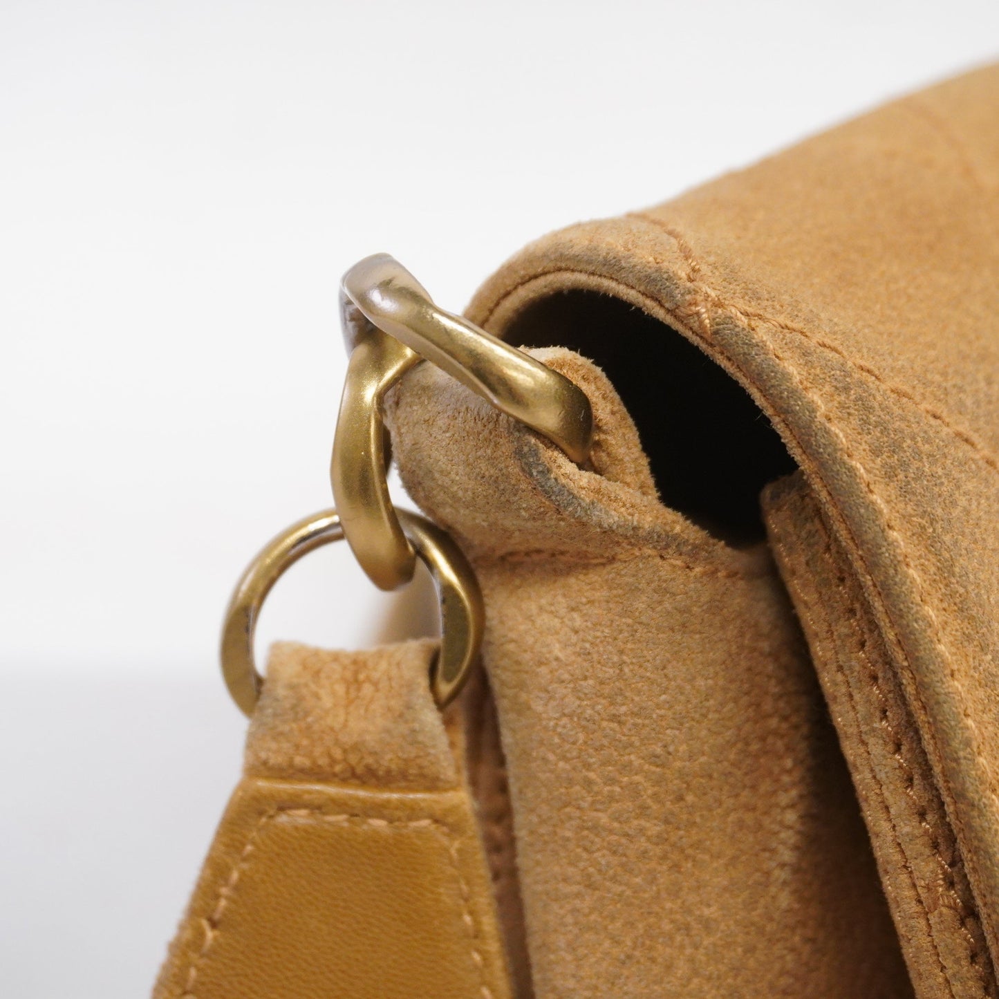CHANEL   Matelasse Shoulder Bag Women's Suede Brown
