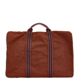 Hermes Brown Navy Canvas Document Case ( )