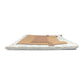 Hermes Brown Gray Felt Leather Clutch Bag ( )
