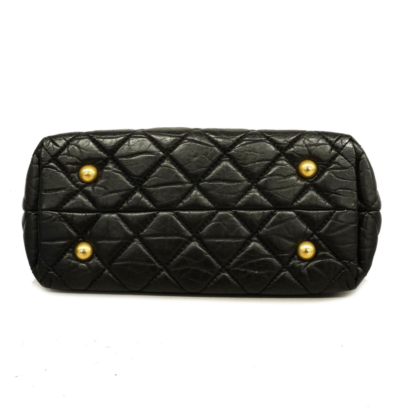 Chanel 2.55 Chain Shoulder Women's Leather Shoulder Bag Black