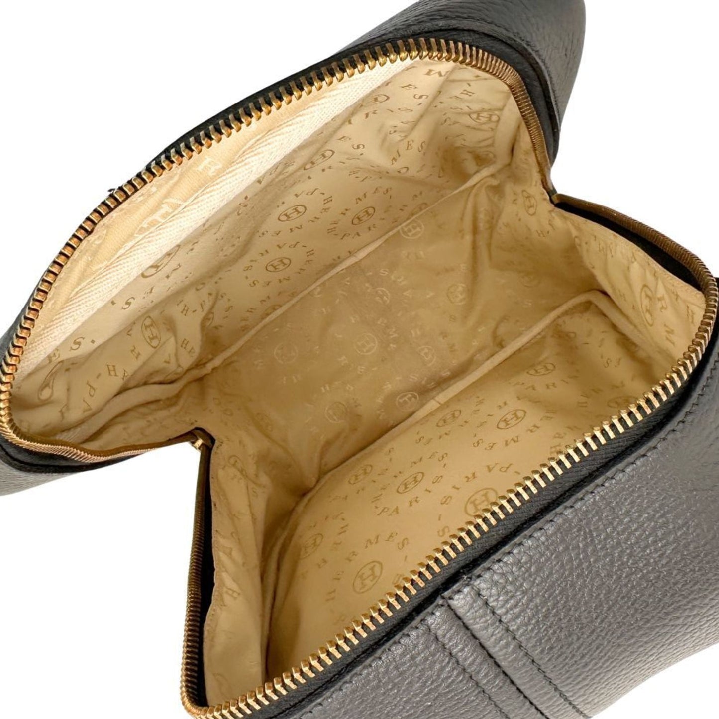 Hermes Black Brown Ardennes Leather Shoulder Bag ( )