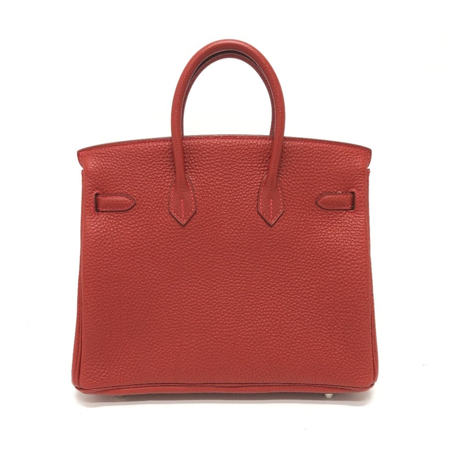 Hermes Birkin Red Color Togo Leather Handbag Tote Bag ( )