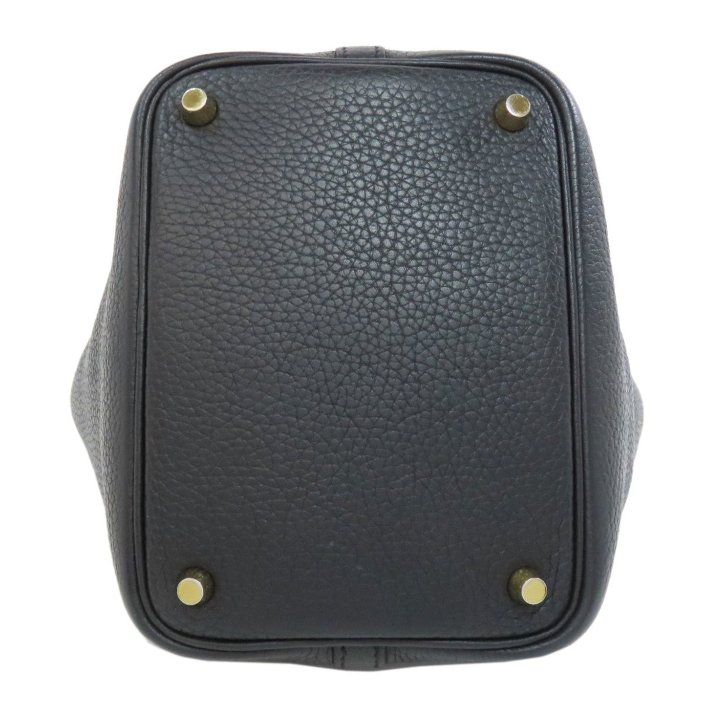 Hermes Black Taurillon Clemence Leather Handbag ( )