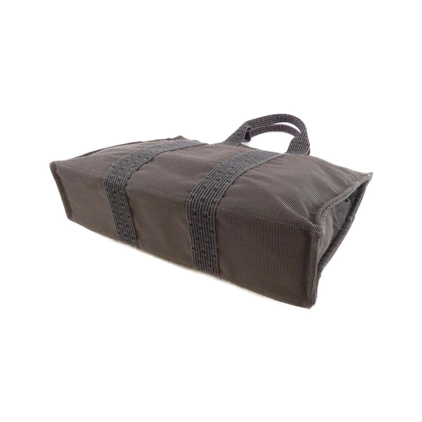 Hermes Black Canvas Handbag ( )