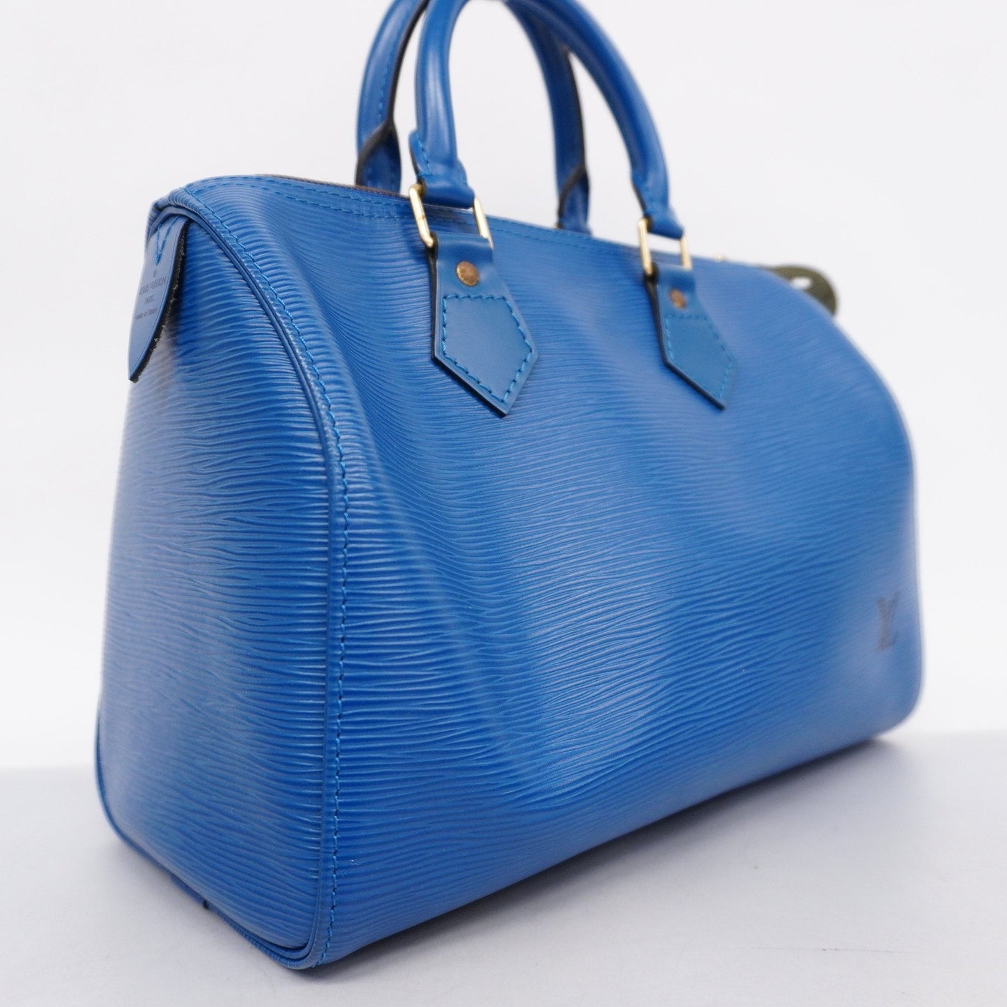 LOUIS VUITTONAuth  Epi Speedy 25 M43015 Women's Handbag Toledo Blue