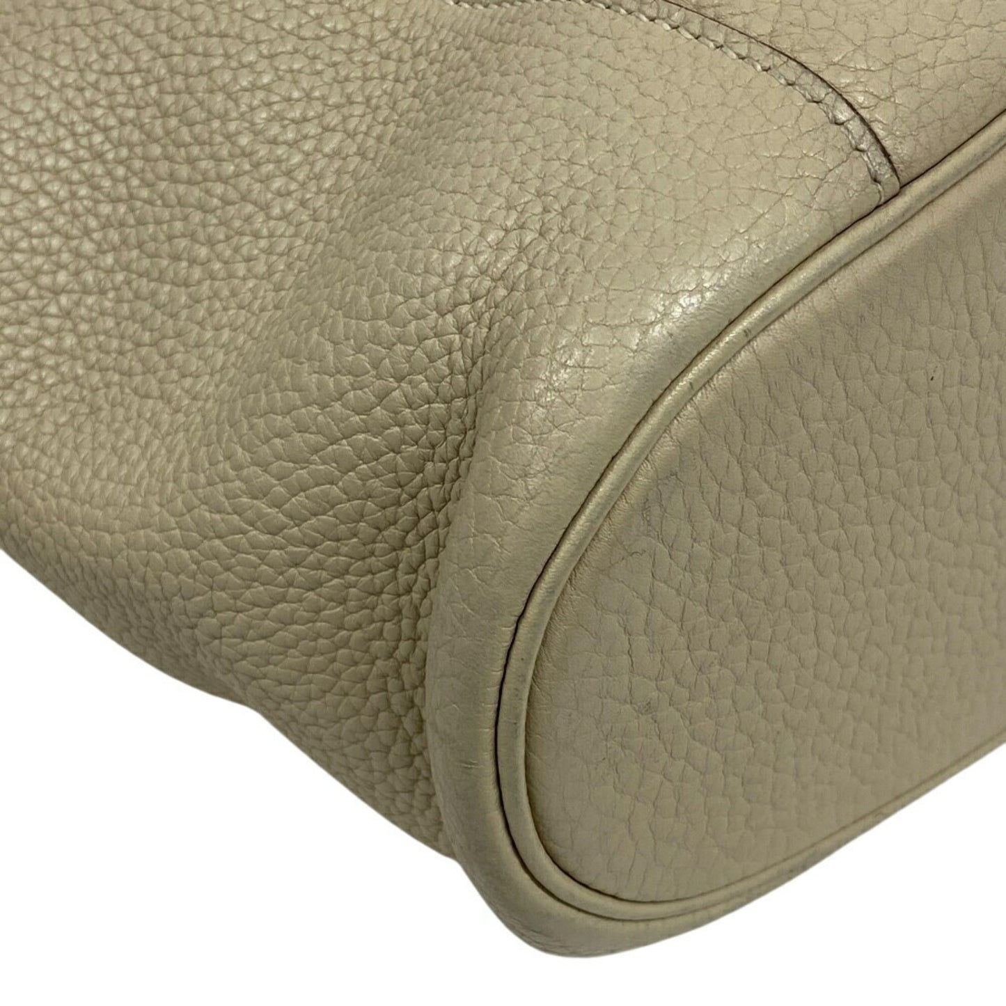Hermes Beige Parchemin Taurillon Clemence Leather Shoulder Bag ( )