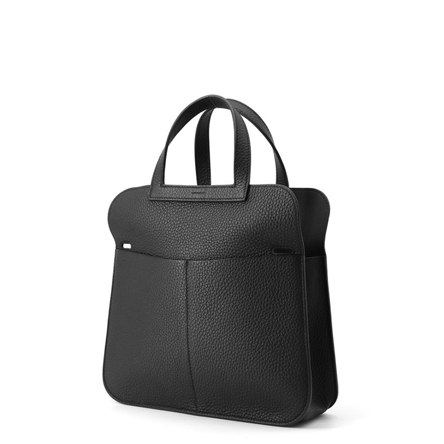 Hermes Black Taurillon Clemence Leather Handbag ( )