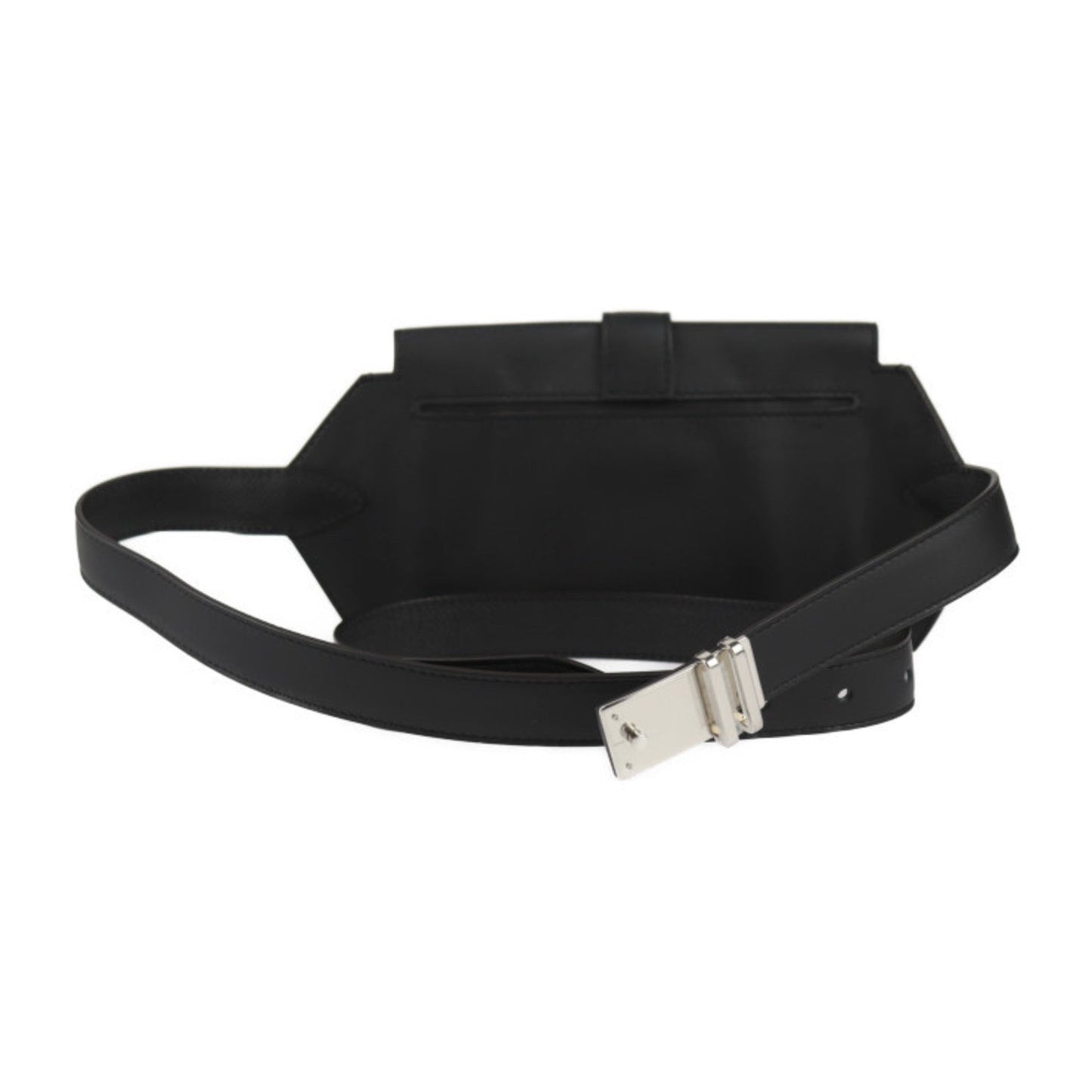 Hermes Black Swift Leather Fanny Pack ( )
