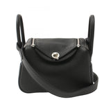 Hermes Black Taurillon Clemence Leather Shoulder Bag ( )