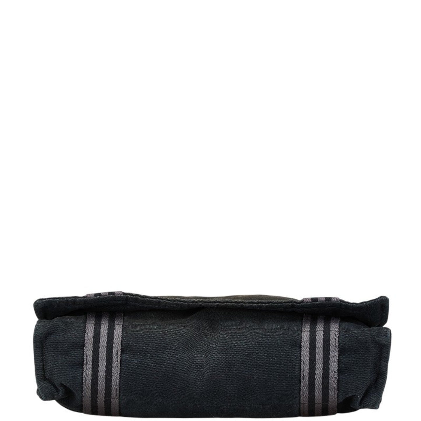 Hermes Black Canvas Shoulder Bag ( )