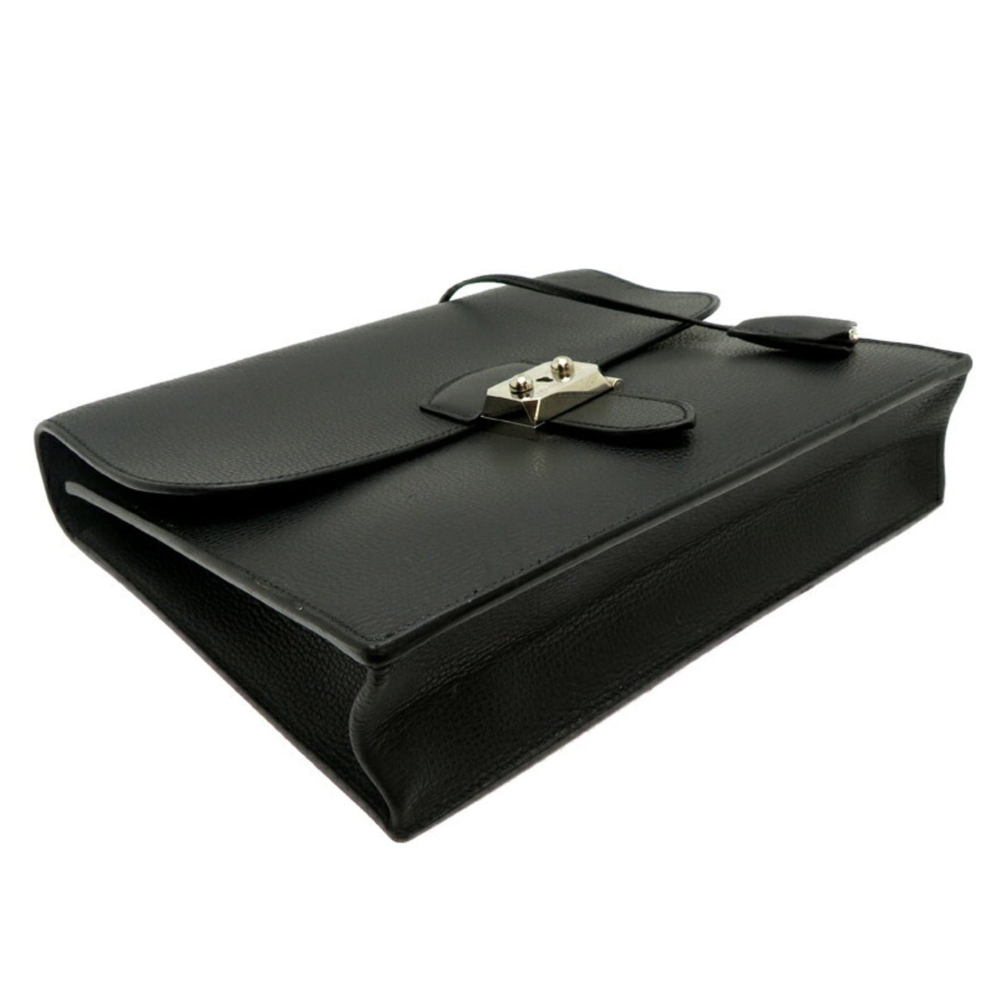 Hermes Black Vache Liegee Leather Handbag ( )