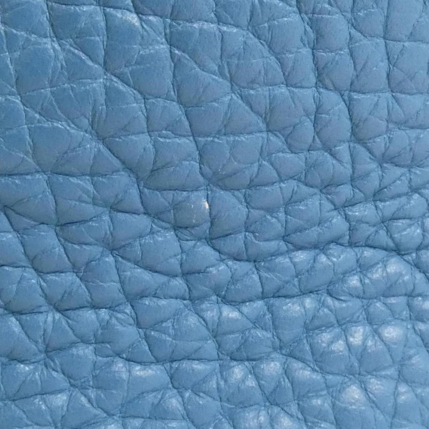 Hermes Blue Taurillon Clemence Leather Shoulder Bag ( )