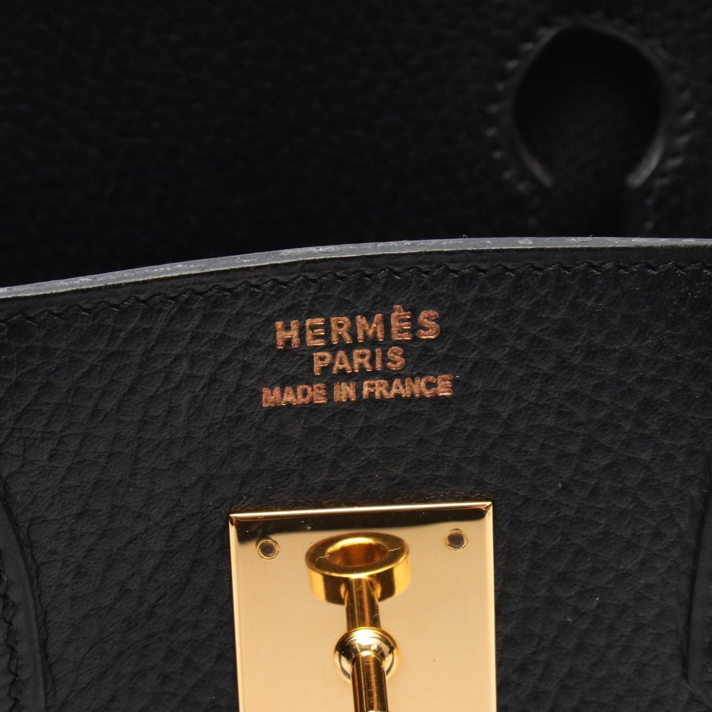 Hermes Black Ardennes Leather Handbag ( )