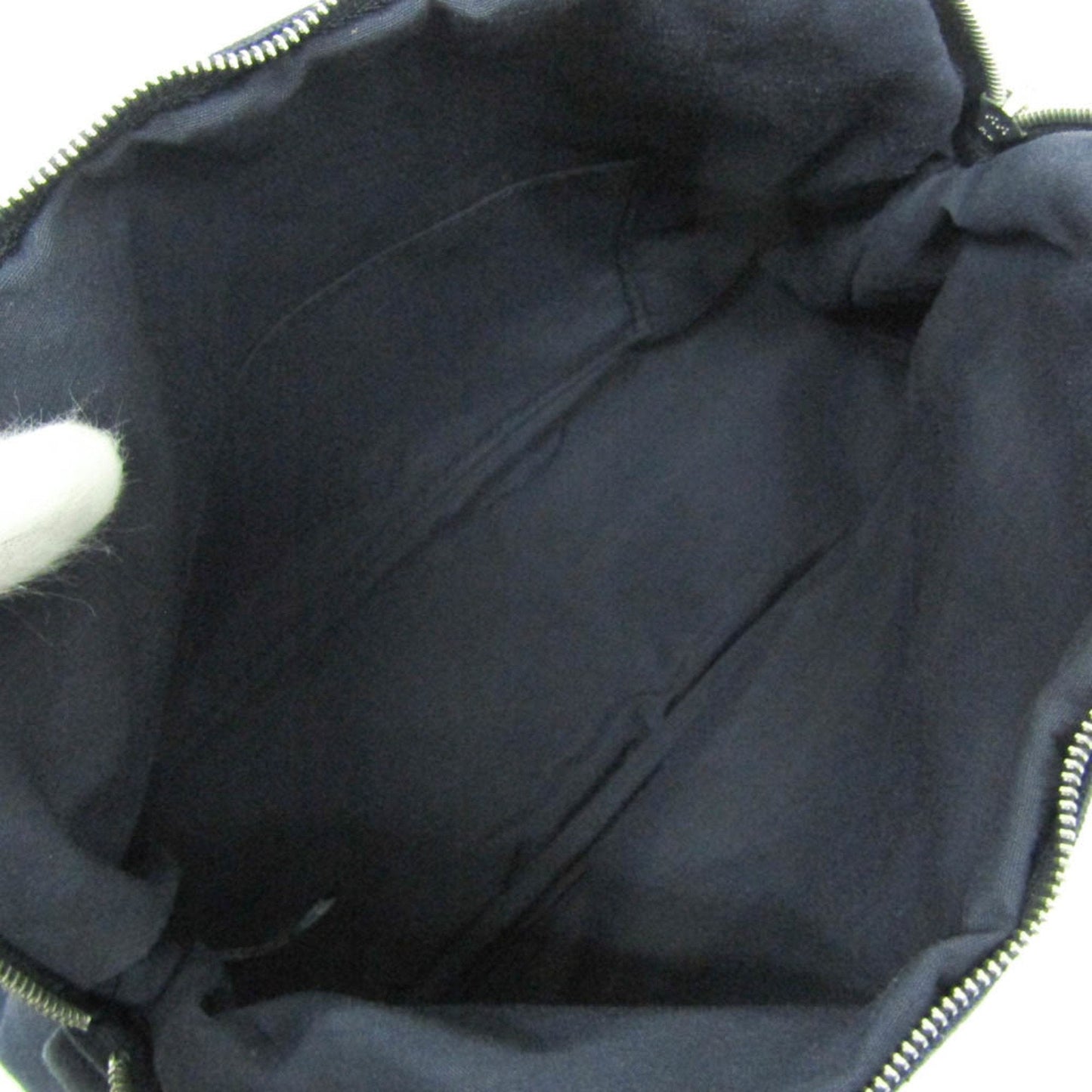 Hermes Bolide Navy Cotton Pouch ( )