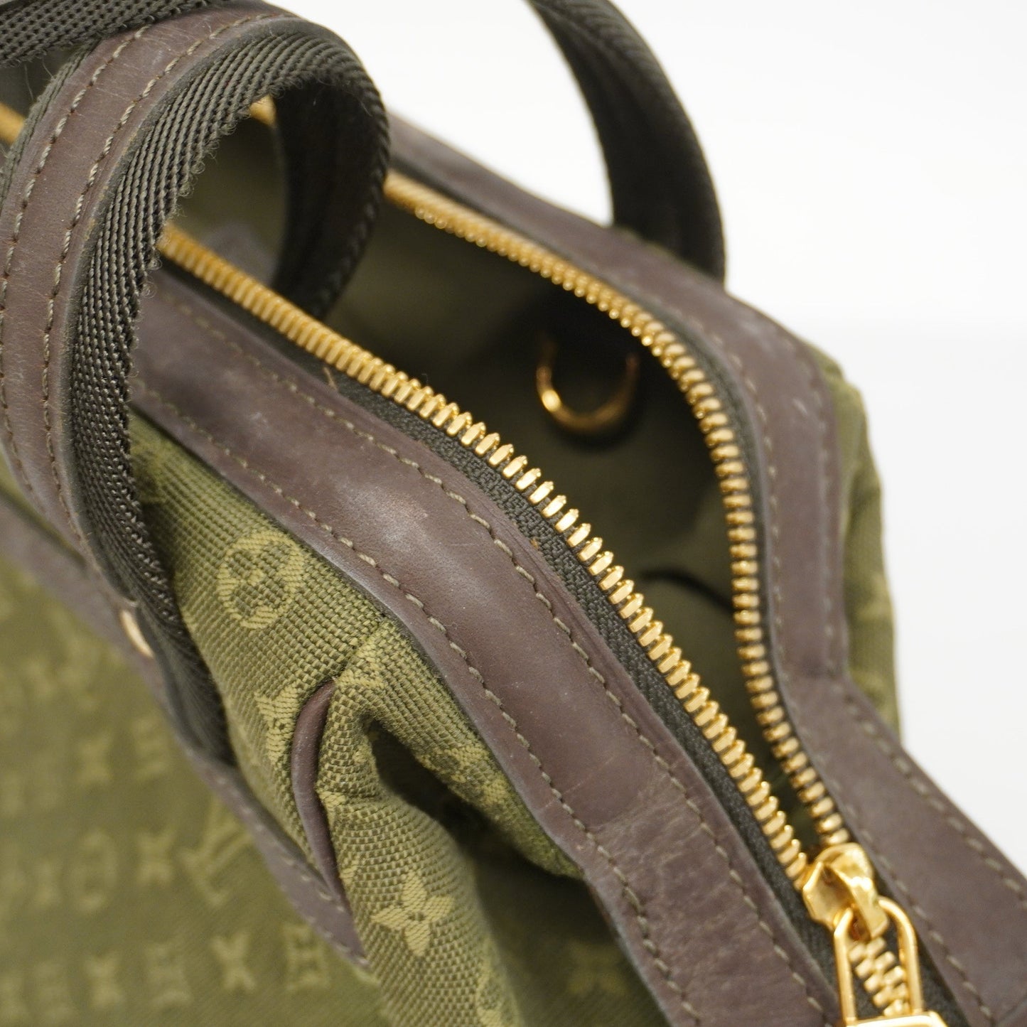 LOUIS VUITTONAuth  Monogram Mini Josephine PM M92415 Women's Handbag TST Khaki