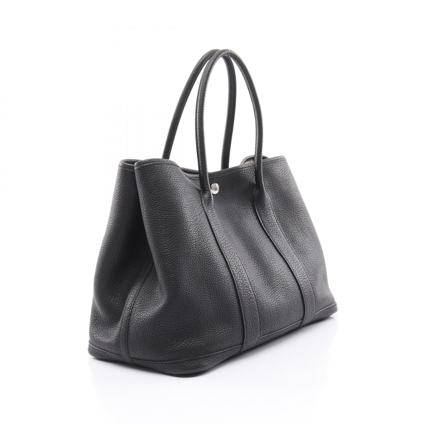 Hermes Black Negonda Leather Leather Tote Bag ( )