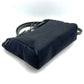 Hermes Black Canvas Handbag Shoulder Bag ( )