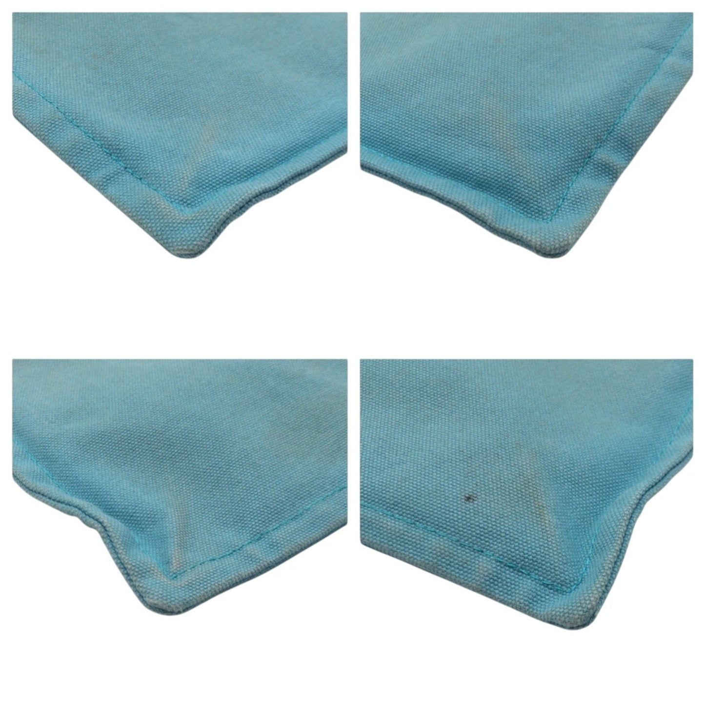 Hermes Blue Light Blue Cotton Pouch ( )