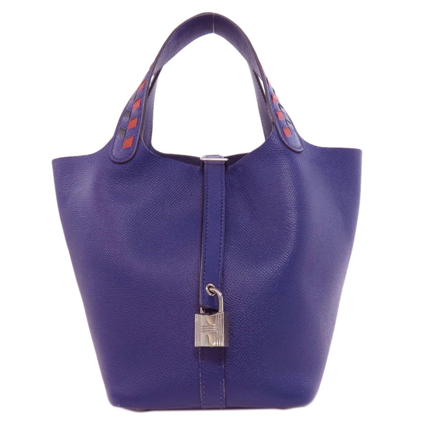 Hermes Blue Navy Epsom Leather Handbag ( )